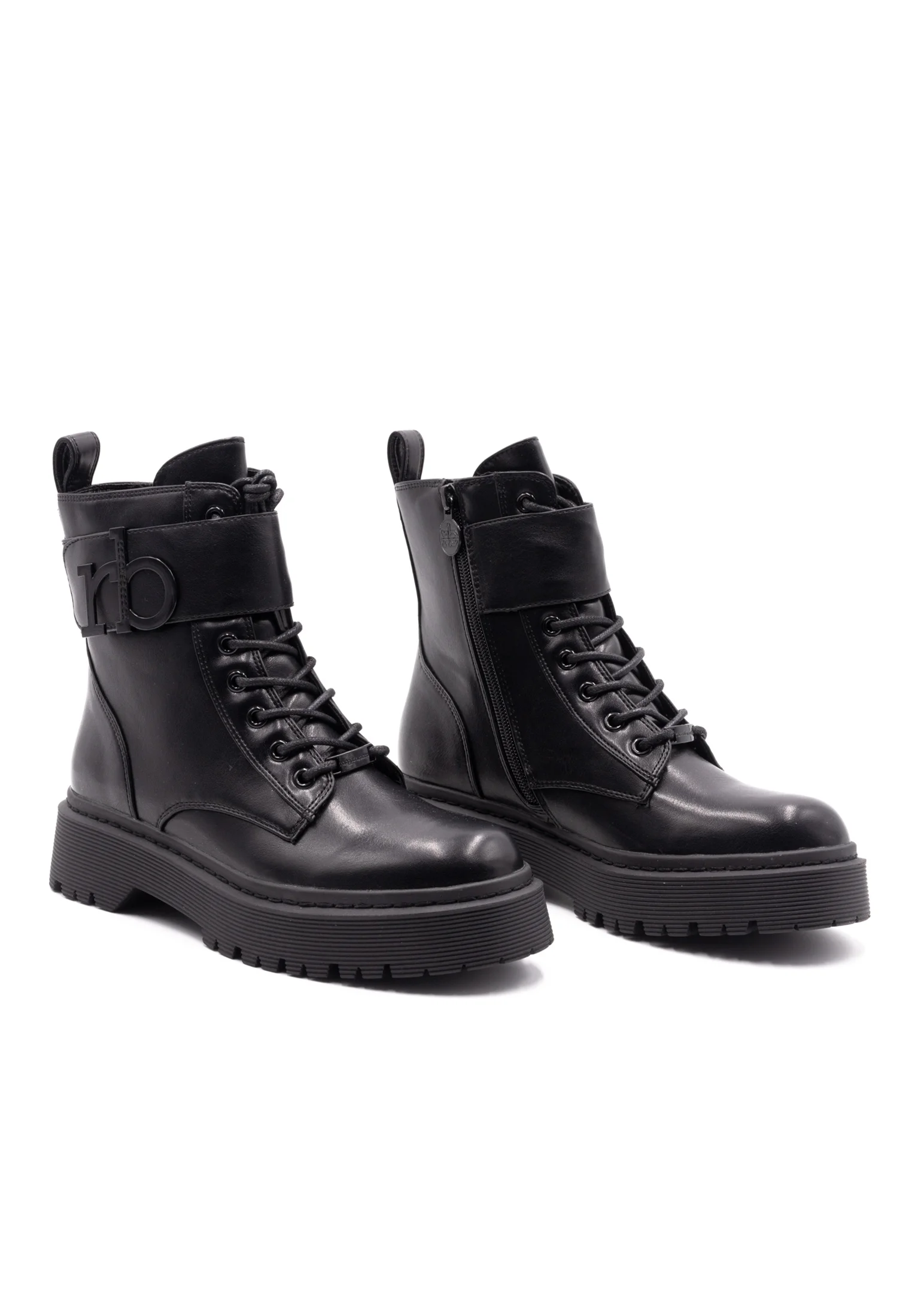 Botines con cordones Roccobarocco