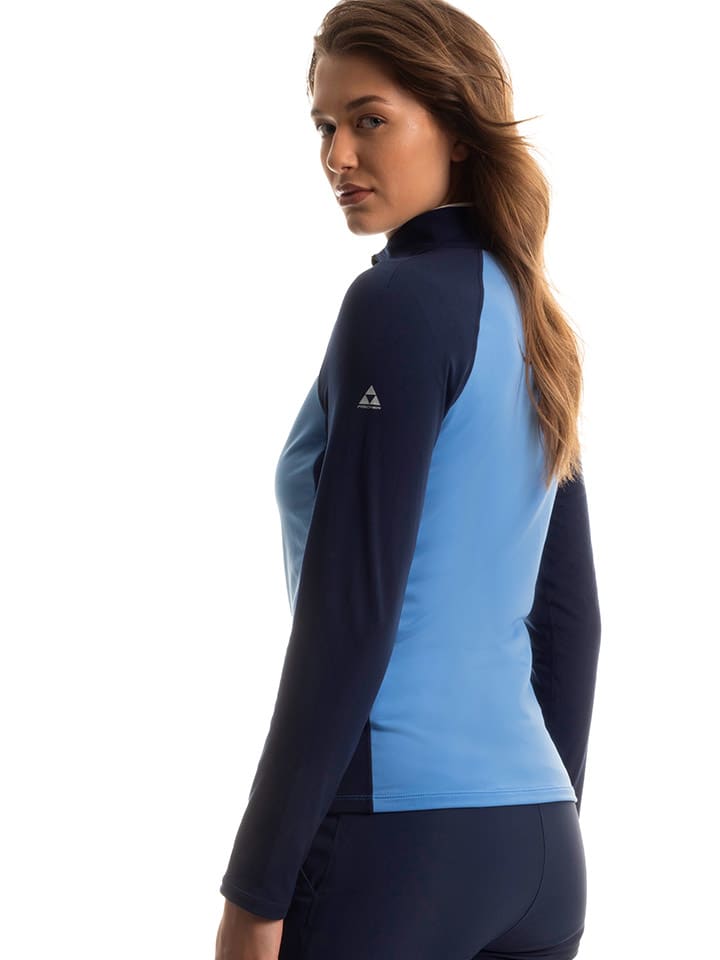 Fischer Fleecejacke in Blau/ Dunkelblau günstig kaufen