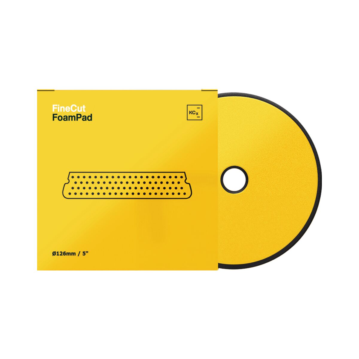 Koch Chemie Fine Cut Foam Pad Polierschwamm Ø126mm Gelb