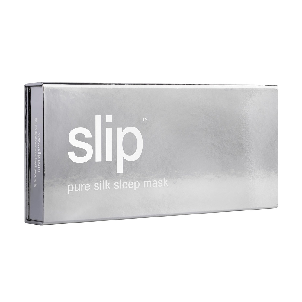 slip masque de sommeil pure soie slip - argenté masque de sommeil