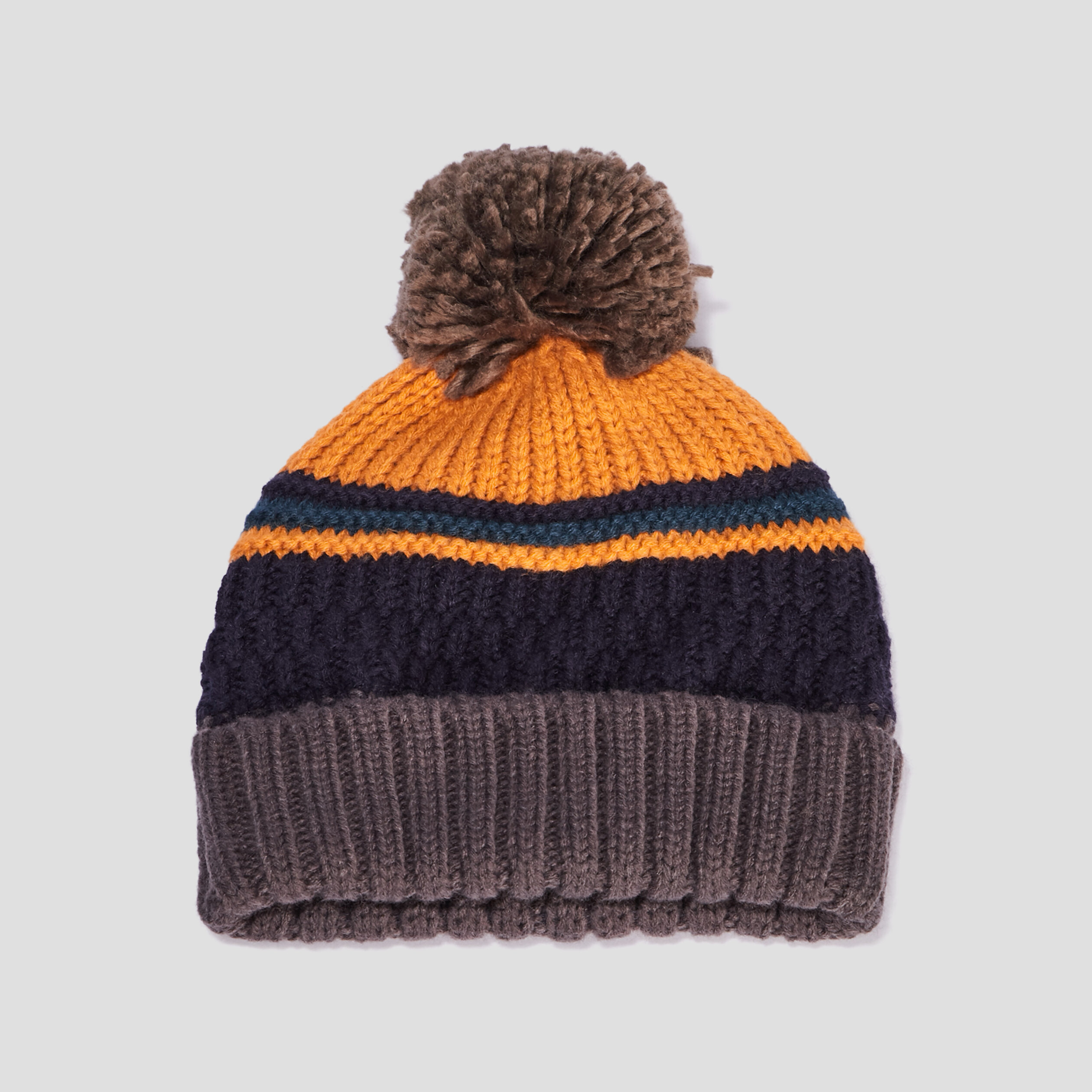 Bonnet à pompon multicolore garçon | La Halle