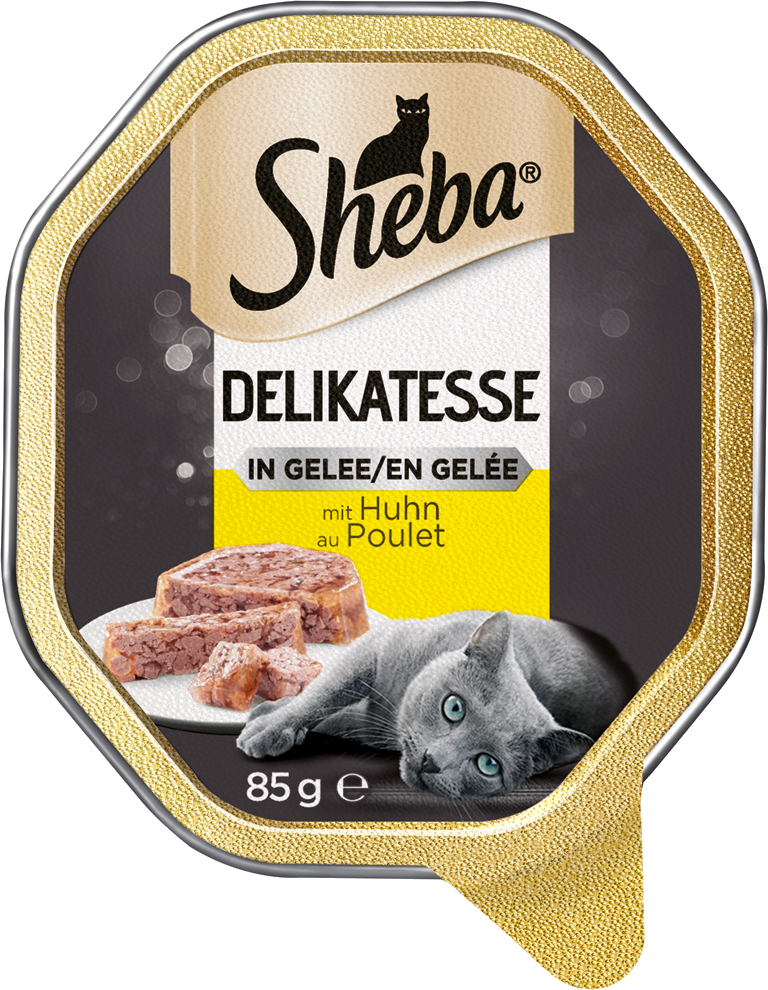 Sheba Nassfutter Sheba Delikatesse in Gelee 22x85g Huhn
