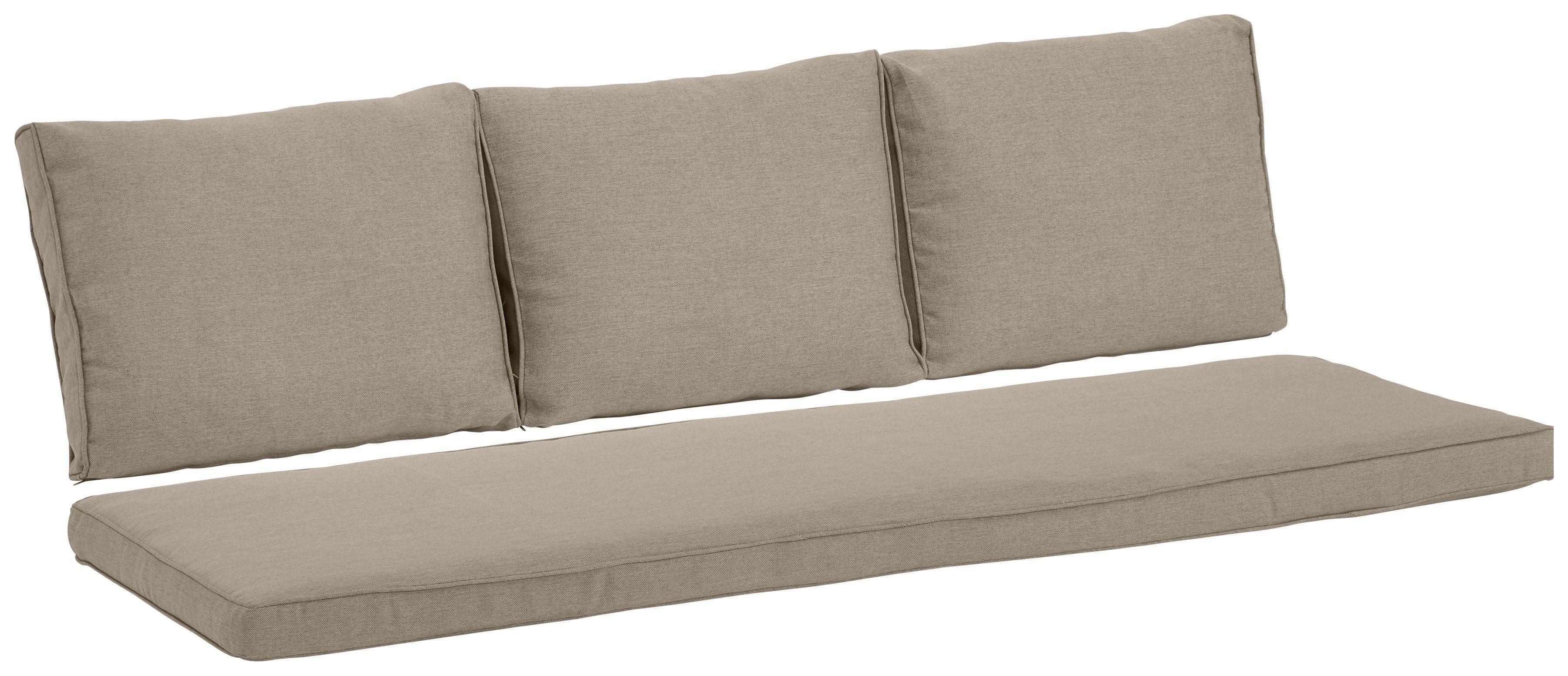 KONIFERA Gartenlounge-Set Rotterdam, (20-tlg), 3 Sofas, 2 Hocker, Tisch 120x82 cm, Polyrattan