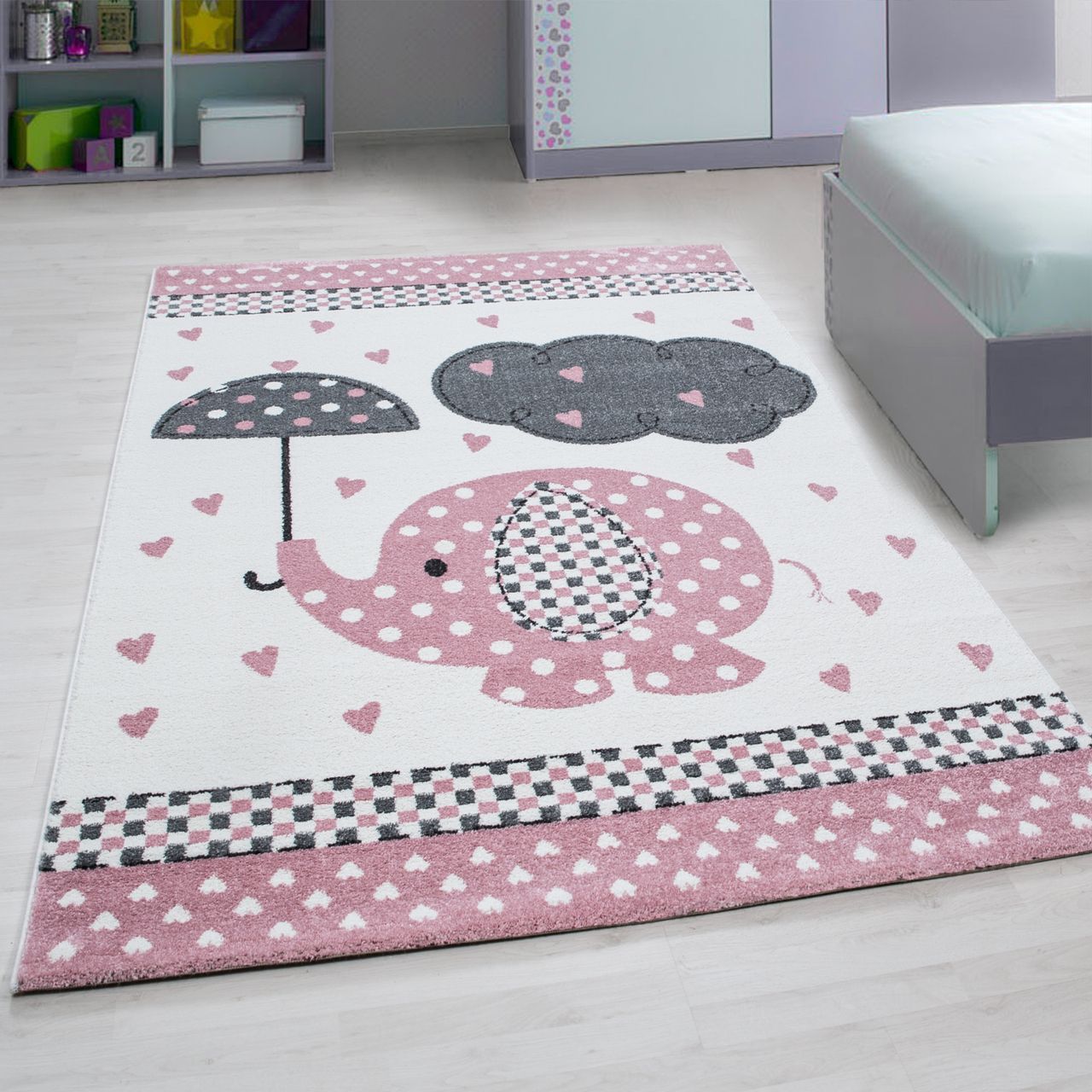 Ayyildiz Teppich, KIDS 0570, PINK, 160 x 230 cm