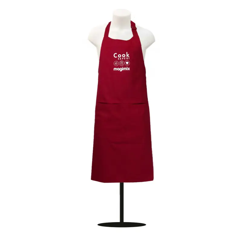 TABLIER COOK EXPERT ROUGE