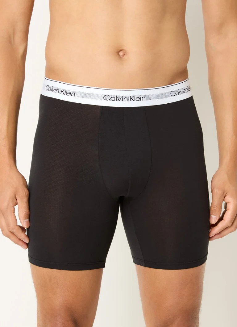 Calvin Klein Modern Air boxer shorts with logo waistband in a 3-pack