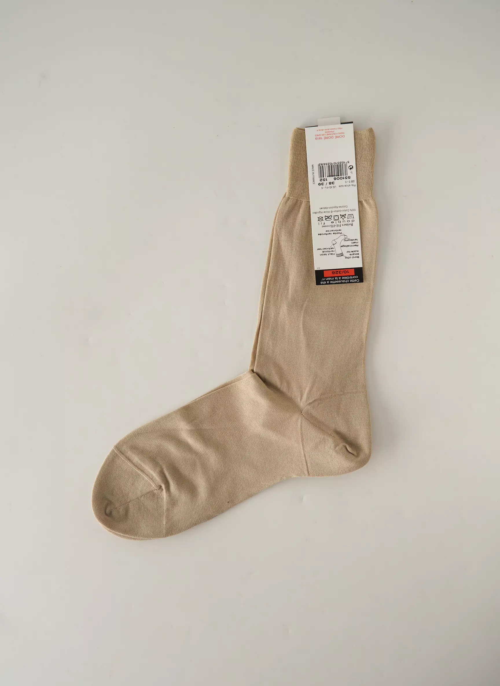Dore Dore Chaussette Unisexe couleur beige