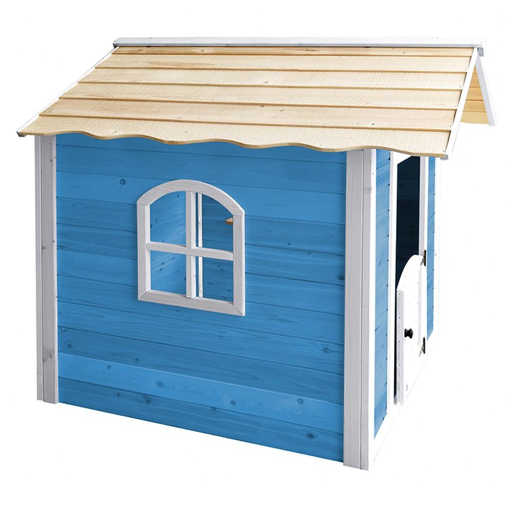 Home Deluxe Spielhaus - Der große Palast / Blau mit Bank