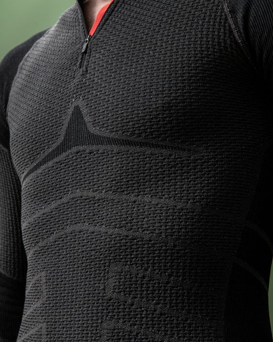 T-shirt col zippé Energy Thermolactyl 4 homme