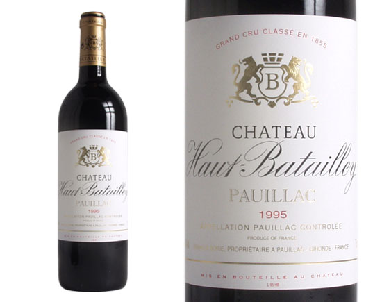 Château Haut-Batailley Rouge 1995, Cinquième Cru Classé En 1855 Bordeaux Pauillac