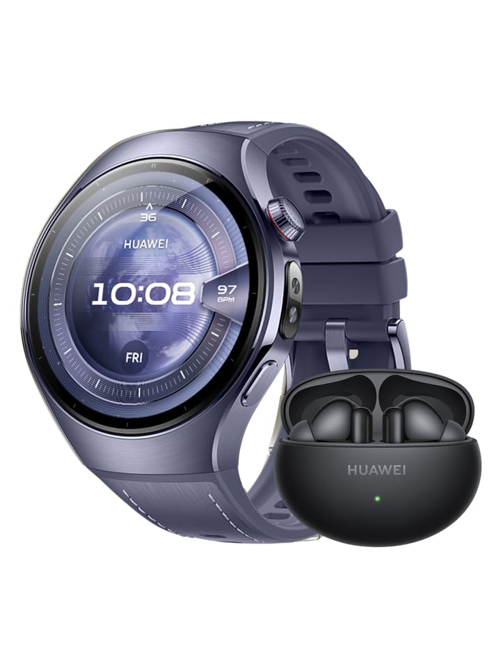 Huawei Smartwatch Watch 5 46mm Bundle in lila günstig kaufen onesize
