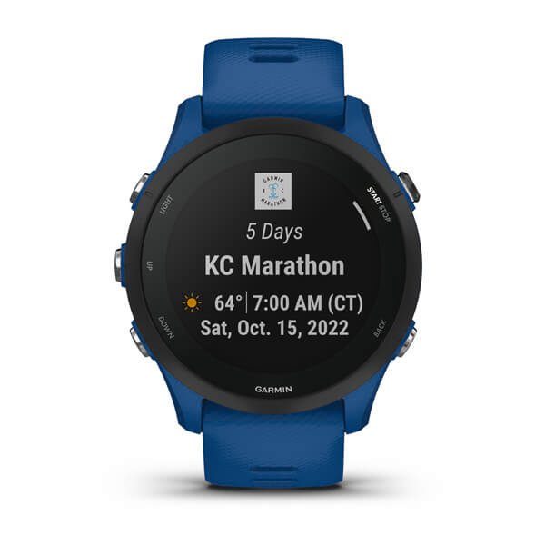 Garmin Forerunner 255 Basic Smartwatch (3,3 cm/1,3 Zoll, Proprietär)