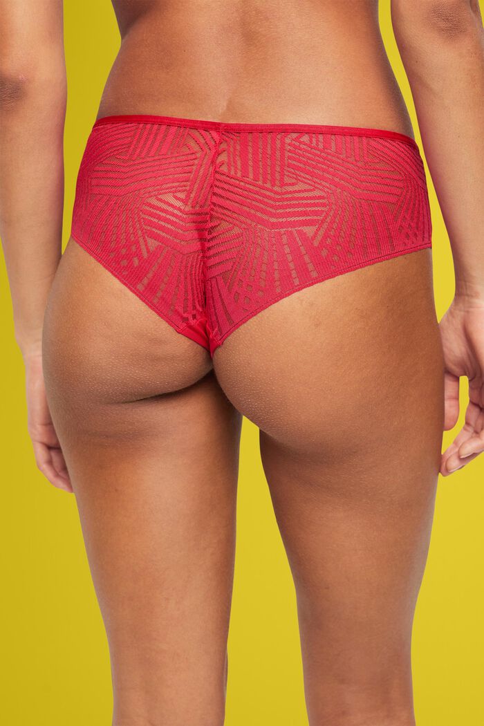 Hipster-Shorts in Brazilian-Form mit Spitze