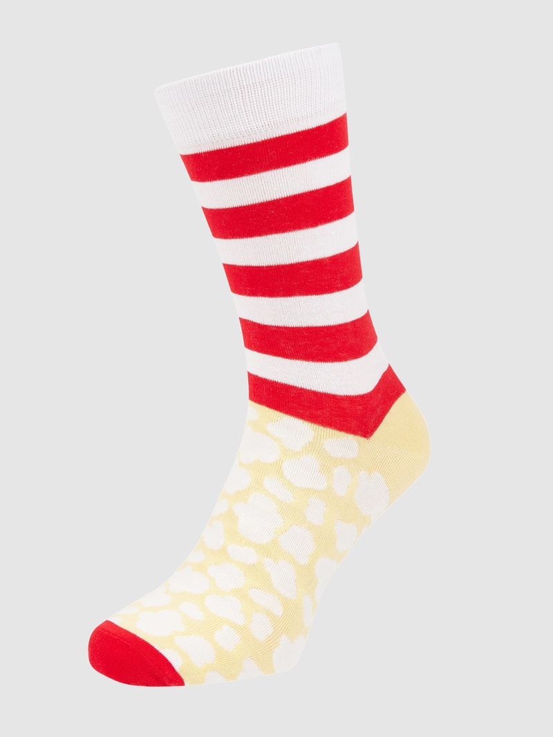 Socken mit Stretch-Anteil in rot