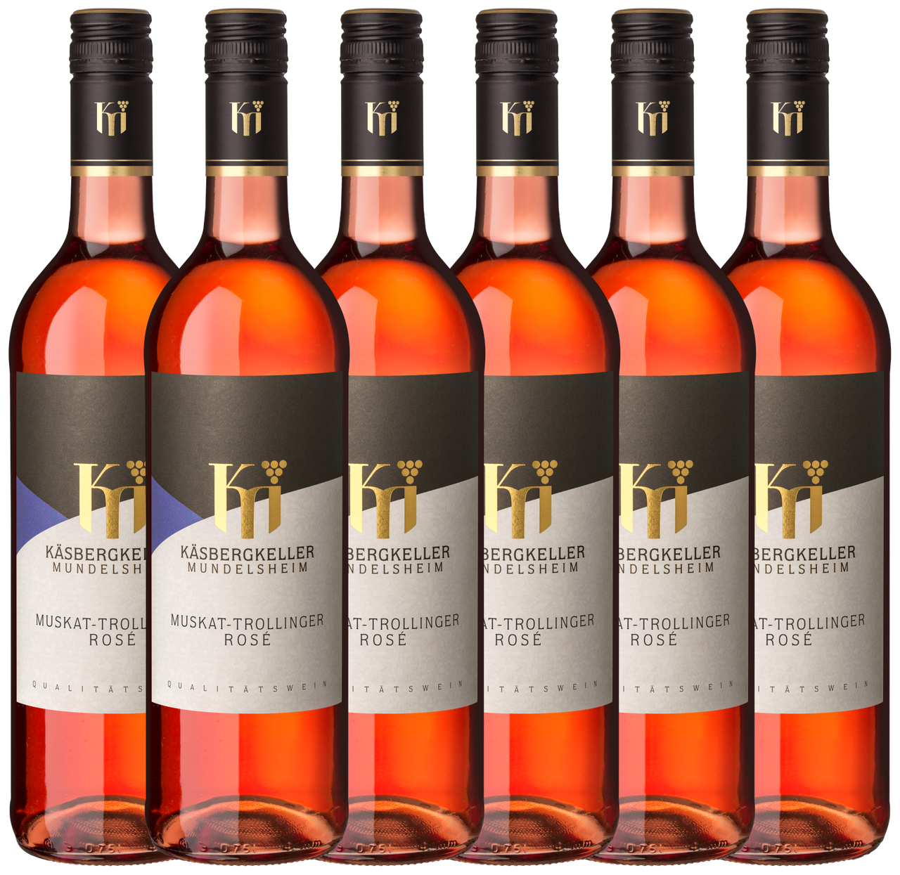 Lauffener Weingärtner eG Mundelsheimer Muskatrollinger Rosé QbA 0,75l - 6er Karton