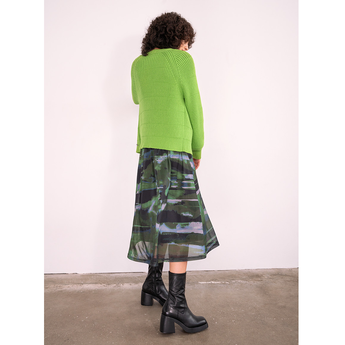 Damen Strickjacke aus Rippstrick