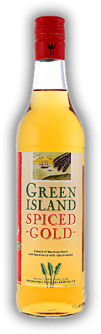 Green Island Spiced Gold Green Island Spiced Gold Spirituose auf der Basis von Rum mit gut ausbalancierten Gewürznoten. 0,7	 Liter - Vol 37,5%