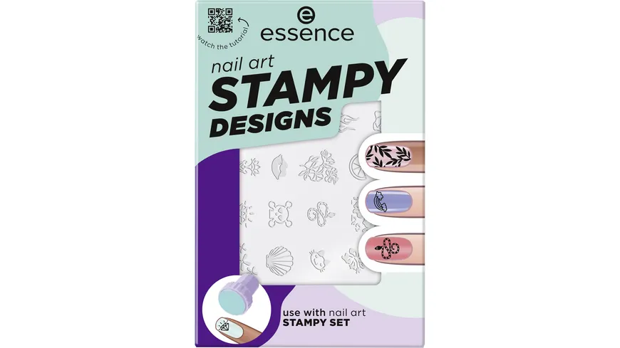 essence nail art STAMPY DESIGNS Stamping up