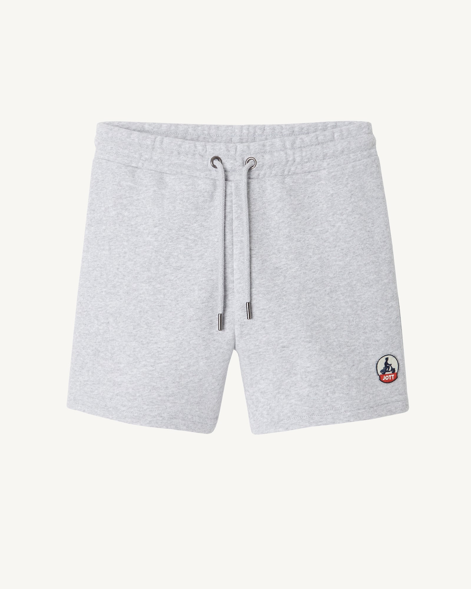 Short en coton biologique Gris chiné Barcelona