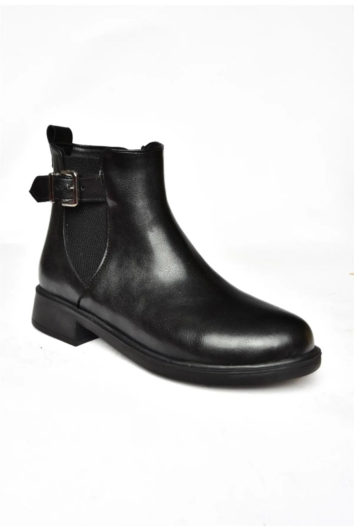 Fox Shoes  R374050209 Schwarze Damenstiefel mit niedriger Sohle