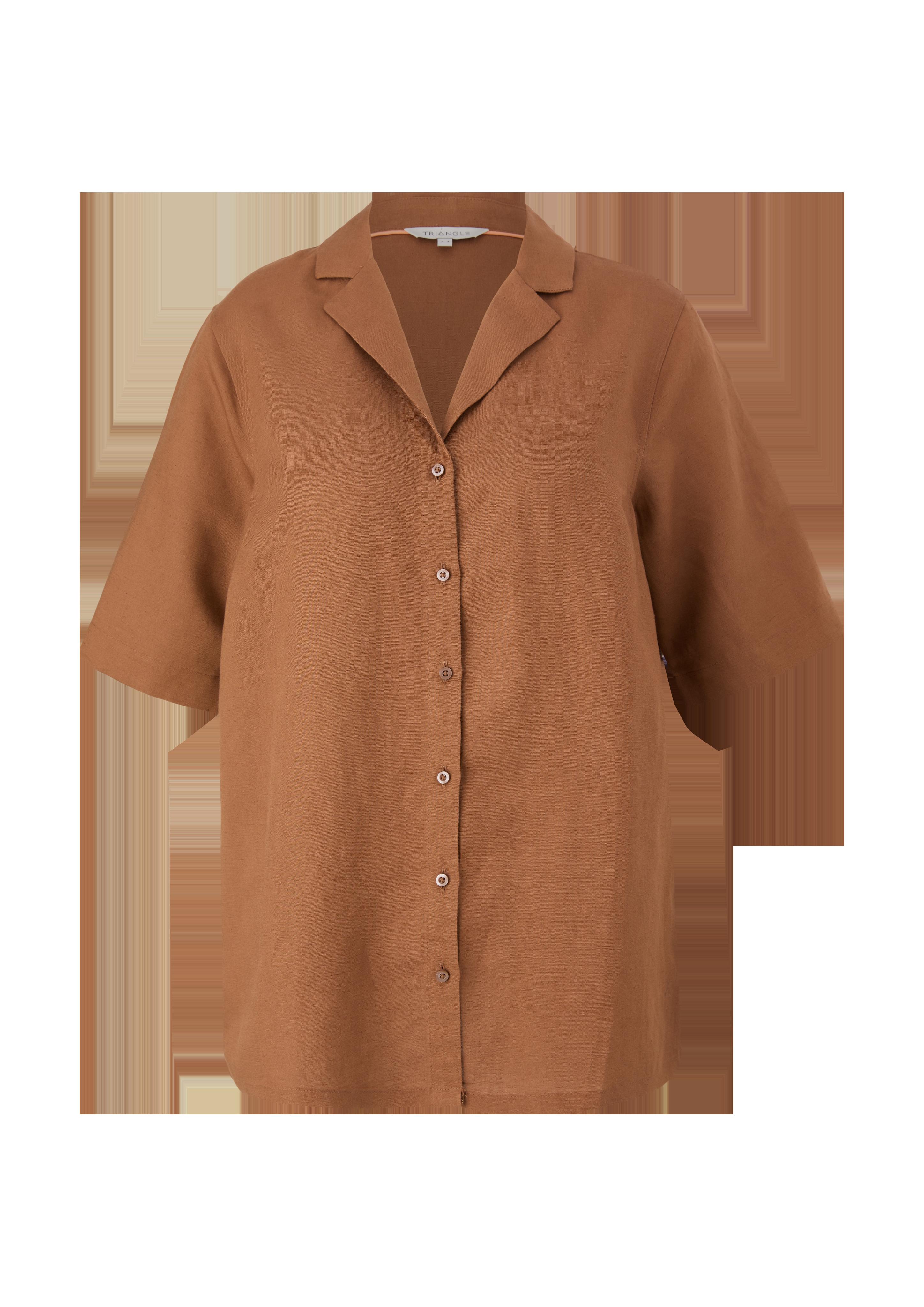 Bluse aus Leinen und Viskose  2130981-8751