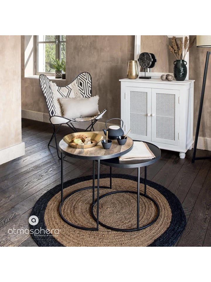 Atmosphera Créateur d'intérieur Kaffeetische-Set in braun günstig kaufen onesize