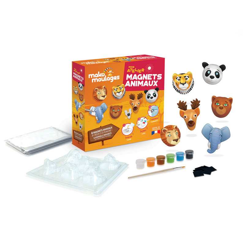 Coffret Mako moulages Atelier magnets animaux