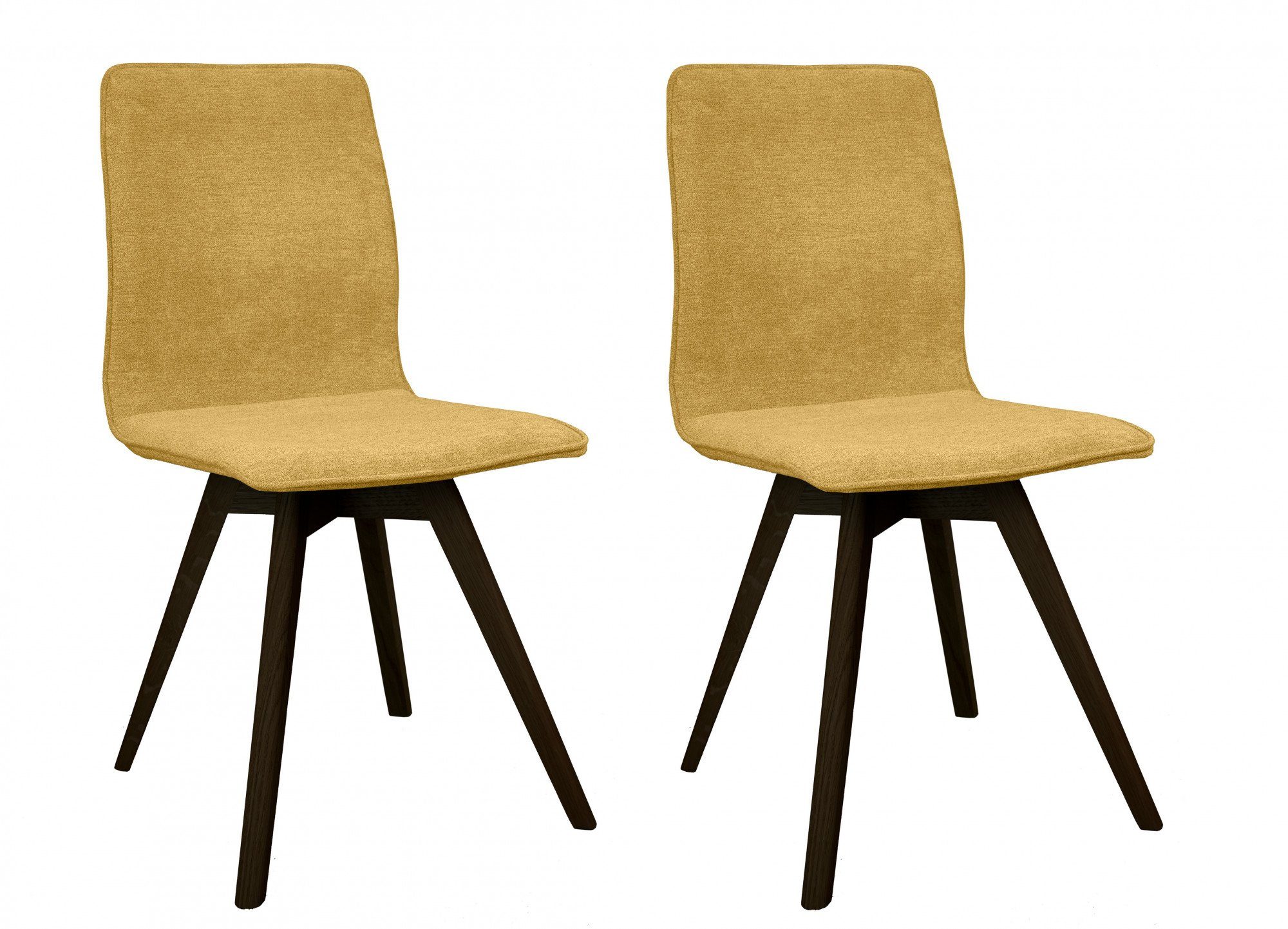 andas 4-Fußstuhl Rania (Set, 2 St), mit Massivholzbeinen