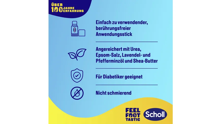 Scholl fußbalsam Stick Intensivpflege 70 g