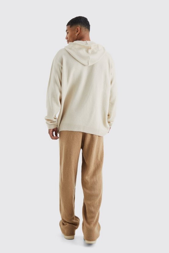 Oversize Strick-Hoodie