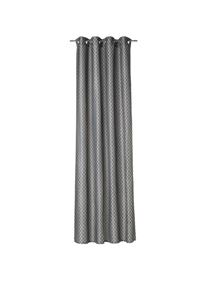 JOOP! JOOP! Ösenvorhänge Allover grau - 010 in grau - 010 günstig kaufen 140 x 250 cm