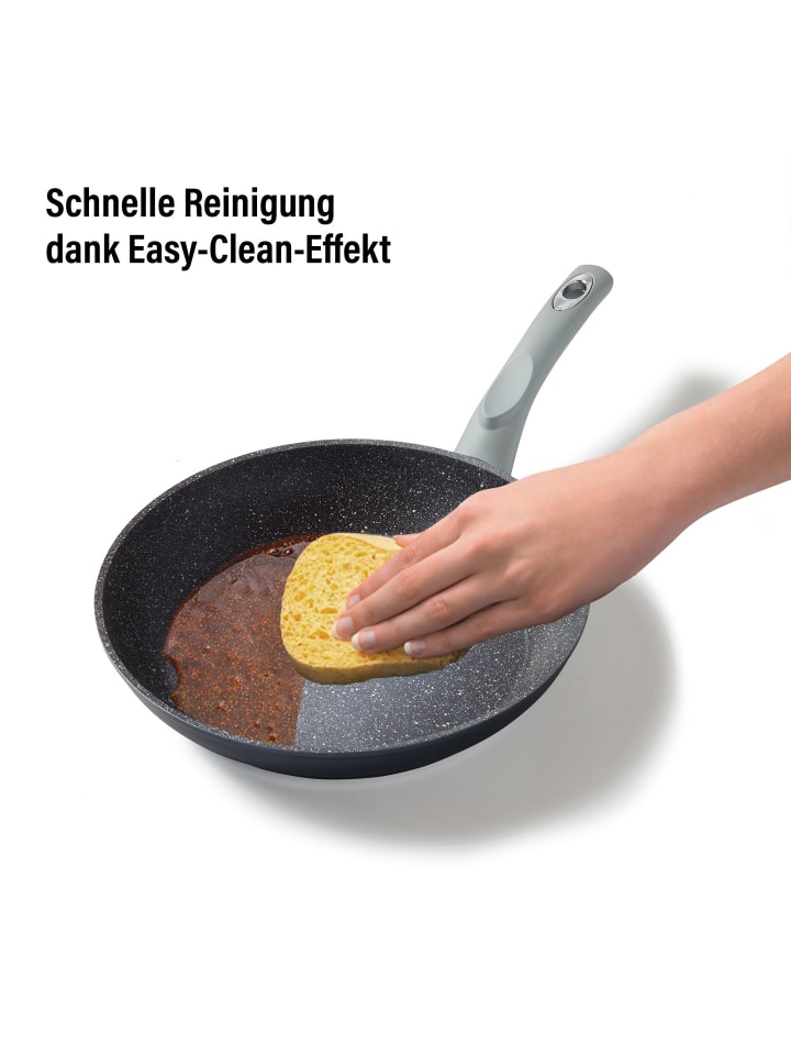 Stoneline Bratpfanne | ohne Deckel in Dunkelgrau günstig kaufen Ø 28 cm