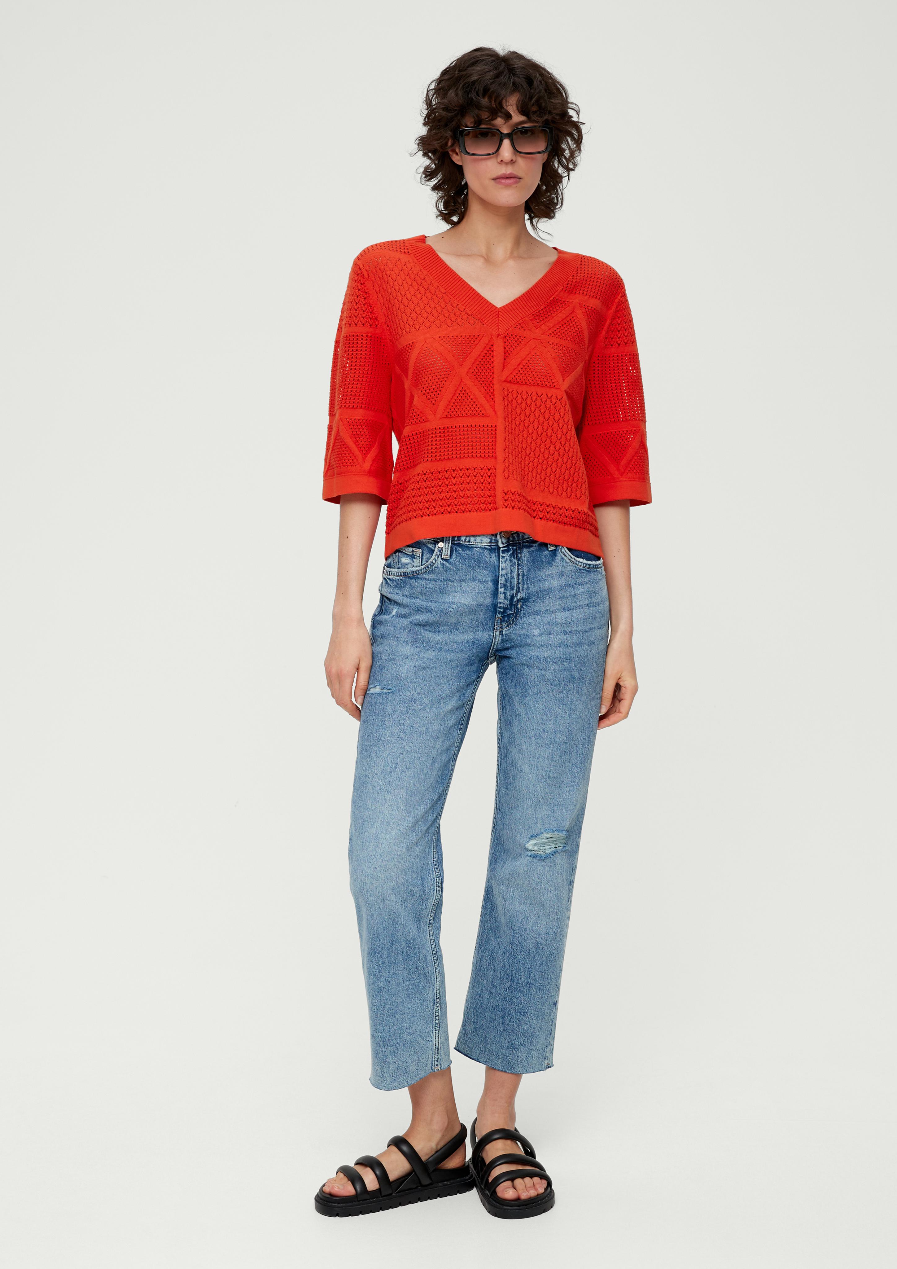 Strickshirt aus Baumwolle  2130911-2550