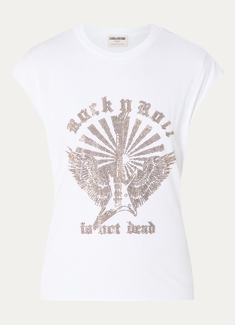 T-shirt Zadig&Voltaire Cloe με στρας