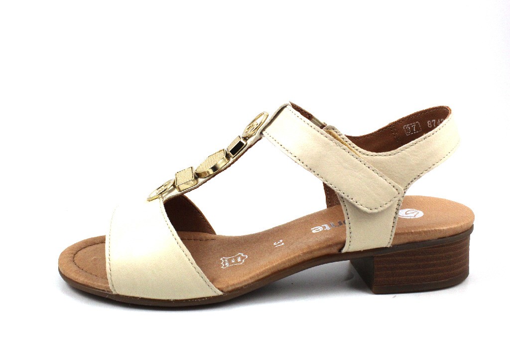 REMONTE Klassische Sandalen weiss