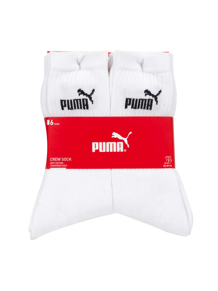Puma Socken CREW SOCK 6P in 300 - white günstig kaufen