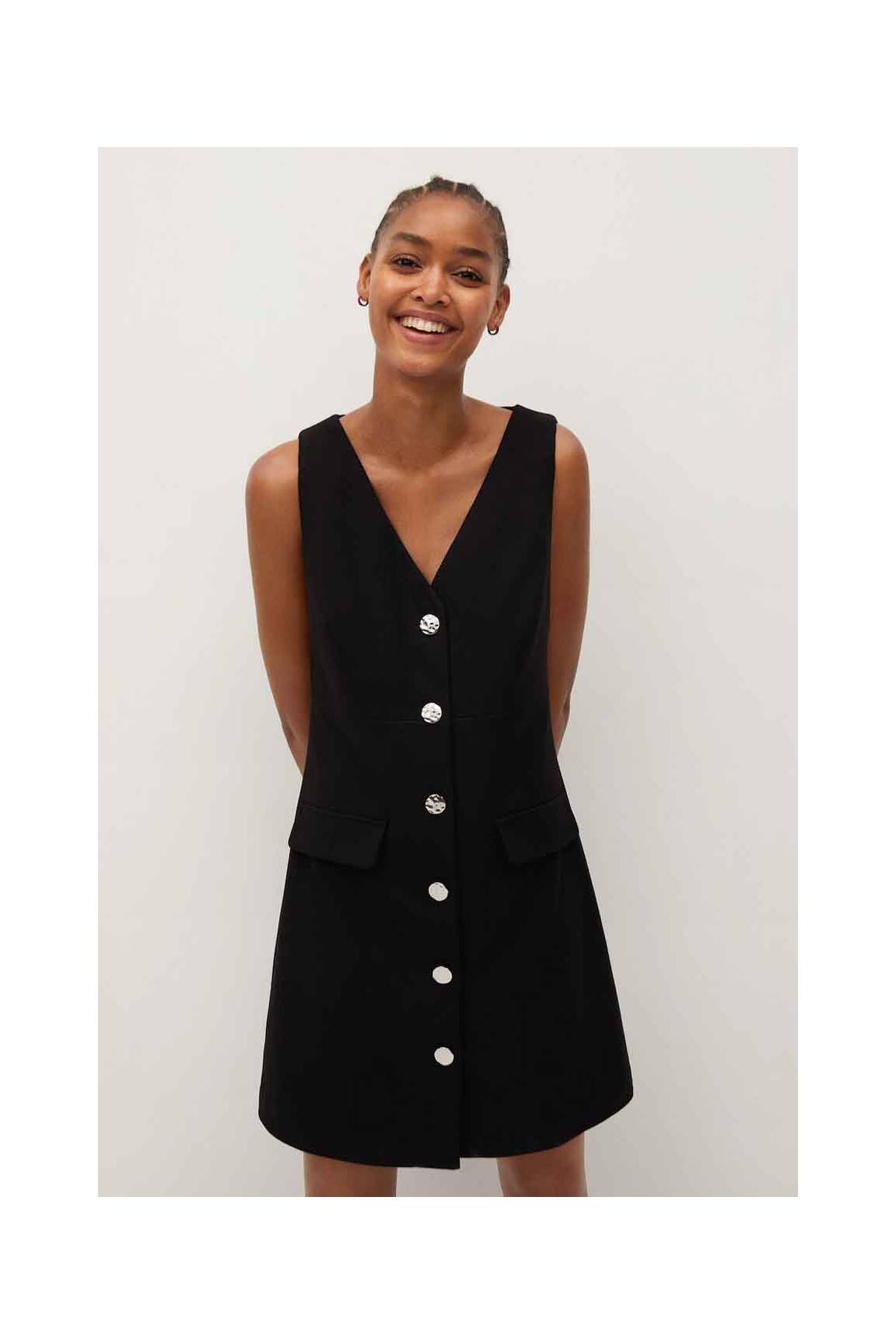 Mango Ensembles Robe Femme couleur noir