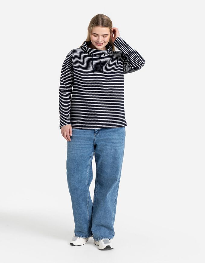 Sweatshirt - Schalkragen