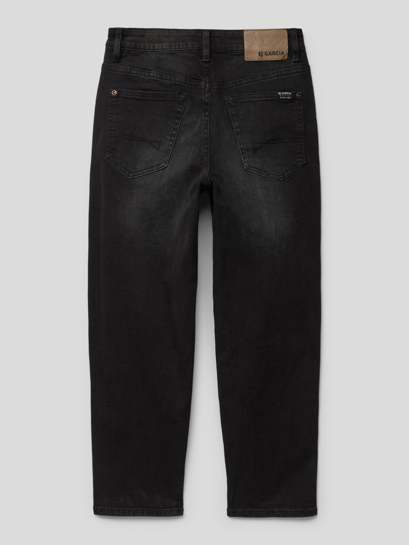 Jeans mit 5-Pocket-Design Modell 'DALINO' in schwarz