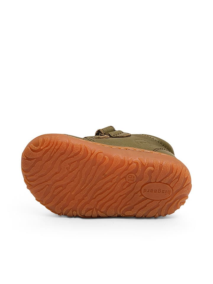 bisgaard Leder-Lauflernschuhe in Khaki günstig kaufen 21