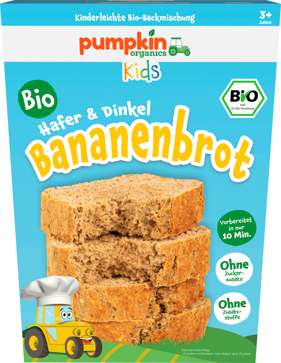 Backmischung Bananenbrot Hafer & Dinkel, ab 3 Jahren, 350 g