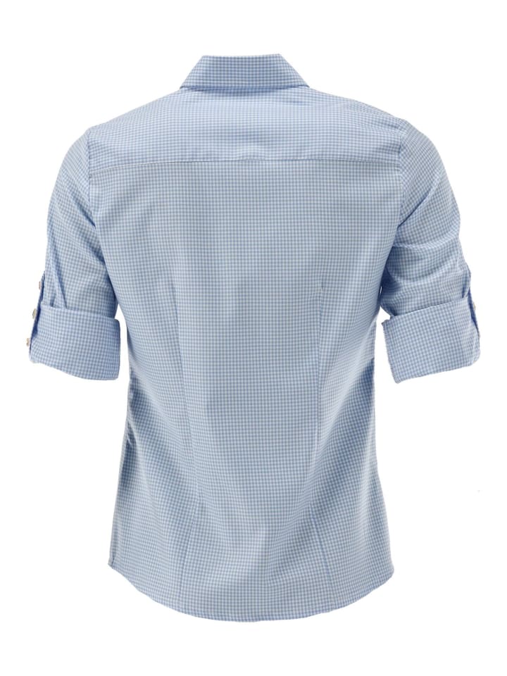 OS-Trachten Trachtenbluse Vapex in hellblau/bleu günstig kaufen