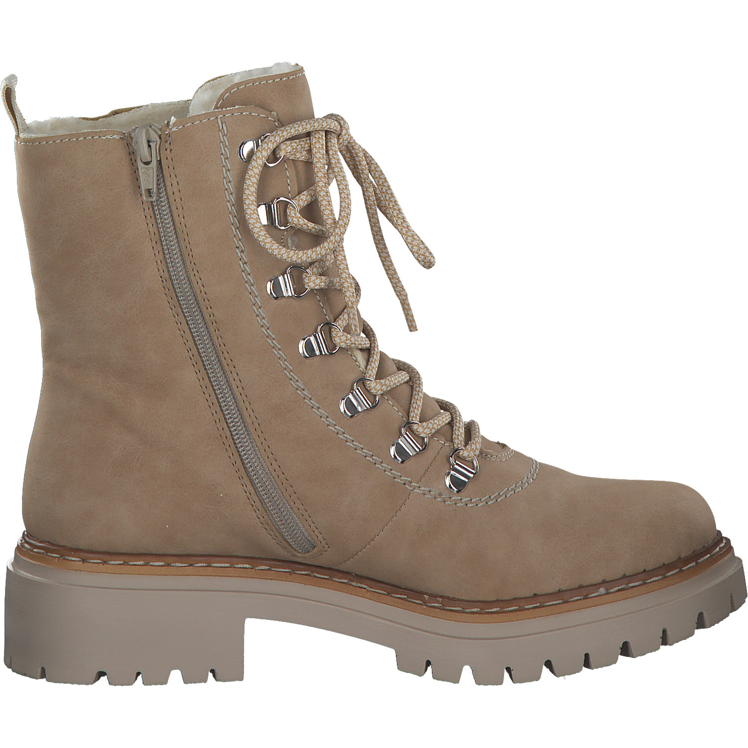 Rieker 72643, Schnürstiefel, Damen, marble