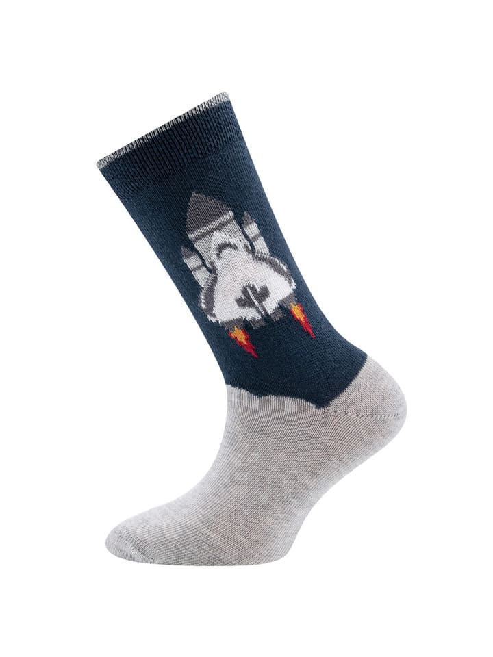 ewers 6er-Set Socken Rakete in grau meliert-tinte günstig kaufen