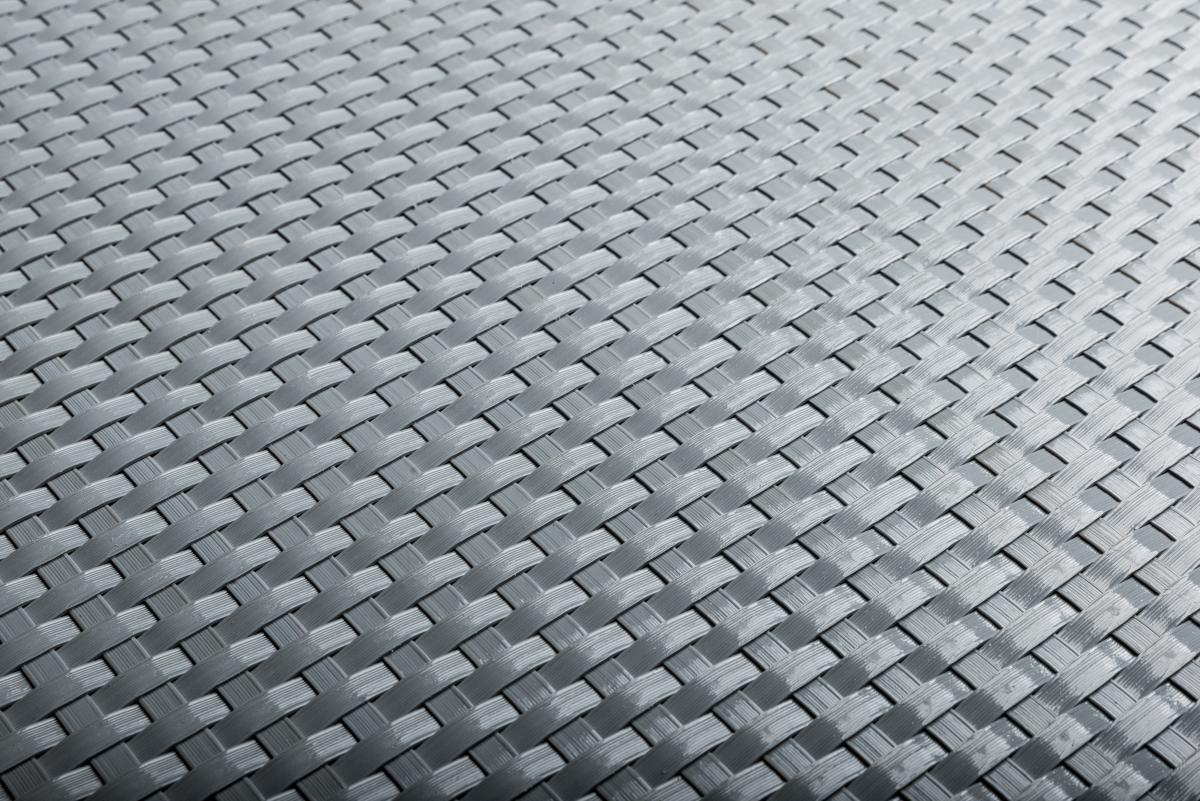 Progresja Polyrattan Balkonichtschutz - Hellgrau 1m x 5m
