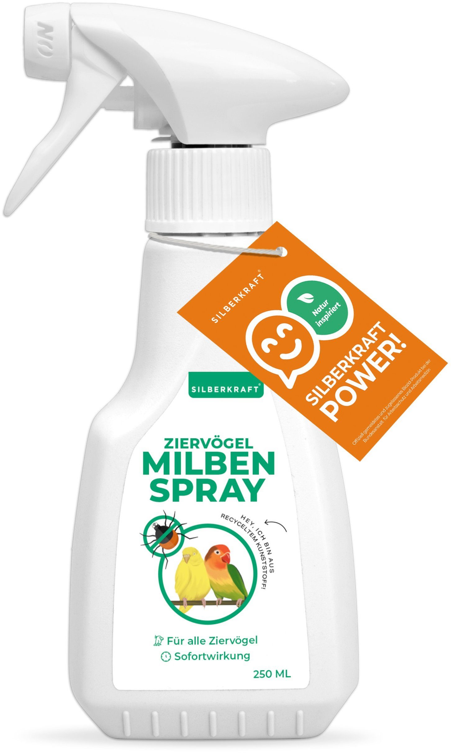 Silberkraft Insektenspray Milbenspray Vögel, 250 ml, 1-St.