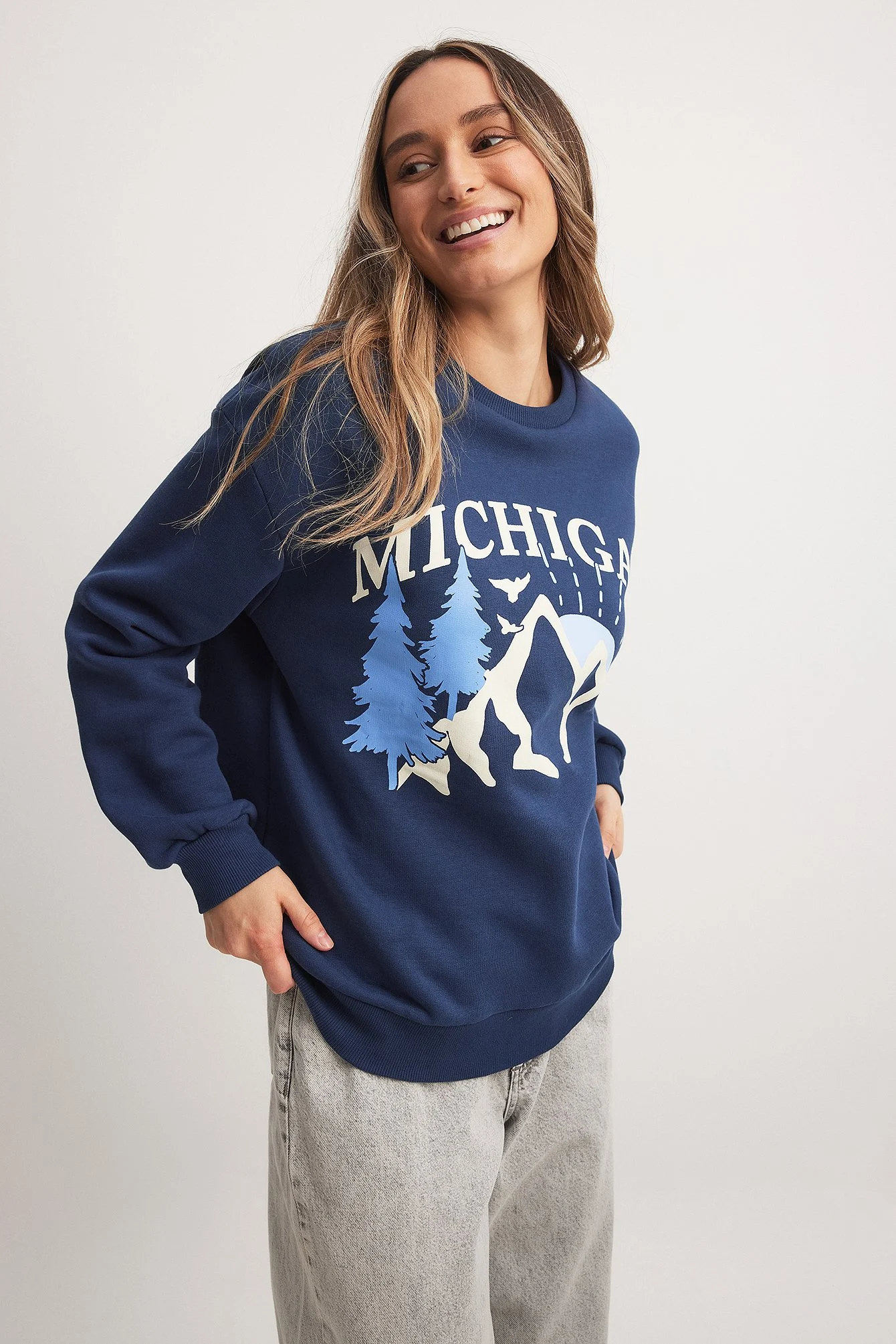 Pullover mit Stadt-Aufdruck