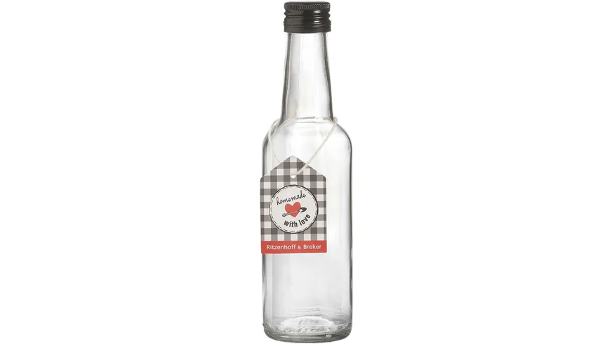 Ritzenhoff & Breker Glasflasche mit Schraubverschluss Emma 0,25l