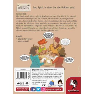 !AKTION Sherlock Holmes - Die Nachwuchs-Investigatoren (Krimi-Comic-Spiel) (DE) *Mängelexemplar
