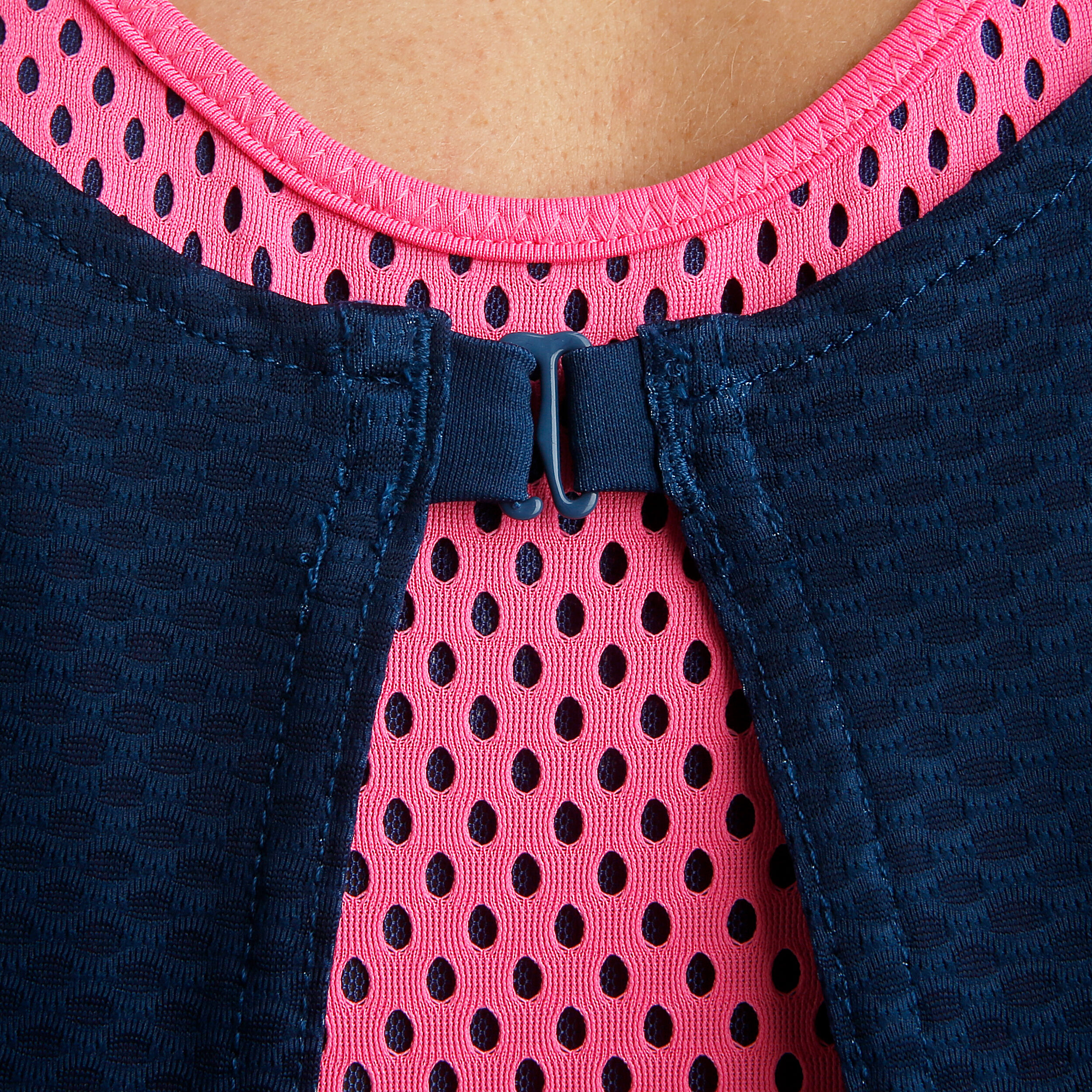Faye Tech 3in1 Jumpsuit Damen - Dunkelblau, Pink